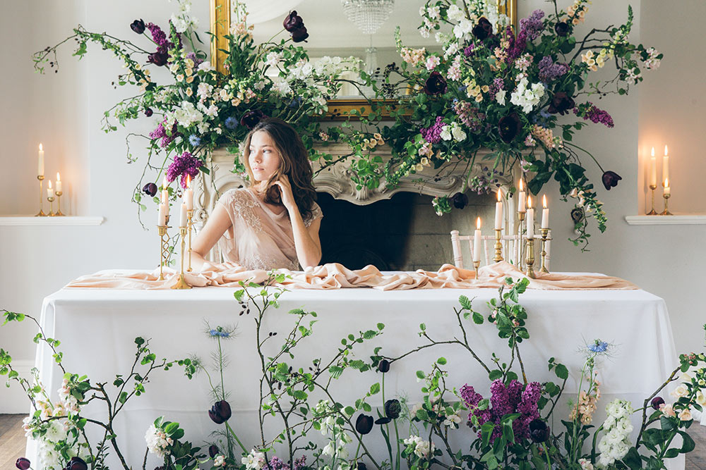 Wedding flowers display